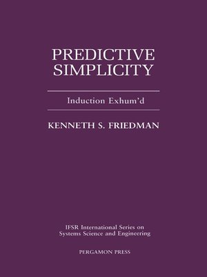 cover image of Predictive Simplicity